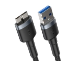 Baseus cafule Cable USB3.0 Male To Micro-B 2A 1m Black+Gray