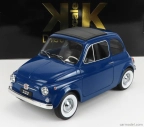 Fiat 500 1968 v mierke 1:12 modrá
