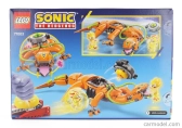 Lego figúrky Ježko Sonic - Super Shadow vs Biolizard - 419 Pezzi - 419 Pcs Orange