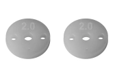 FT piesty tlmiča 13 mm, 2x2,0 mm, 2,5 mm, 2 ks.