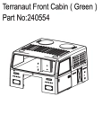HBP240554 - Terranaut Front Cabin ( Green )