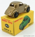 Edicola Simca 5 (fiat 500a Topolino) 1936 1:43 Brown Met
