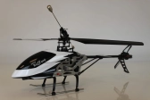 RC vrtulník Buzzard, bíločerná