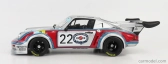 Cmr Porsche 911 Carrera Rsr 2.1l Turbo Team Martini Racing N 22 2nd 24h Le Mans 1974 G.van Lennep - H.muller 1:12 Stříbrná Červená Modrá