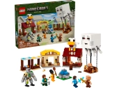 LEGO Minecraft - Balón v podobe ďatľa a útok na dedinu