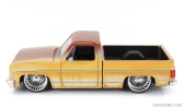 Jada Chevrolet C-10 Pick-up Custom 1985 1:24 2 Tóny Krémově Hnědé