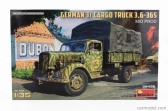 Miniart Opel Blitz German 3t Cargo Military Truck 2-assi 1952 1:35 /