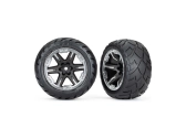 Kolesá Traxxas 2,8", RXT čiernochrómový disk, pneumatiky Anaconda (4WD predné/zadné, 2WD predné) (2)