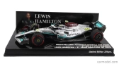 Minichamps Mercedes gp F1 W13e Team Mercedes-amg Petronas F1 N 44 2nd Brazilian Gp 2022 Lewis Hamilton 1:43 Silver Green