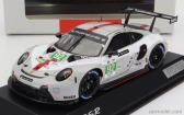 Spark-model Porsche 911 991-2 Rsr-19 4.2l Team Porsche Gt N 92 24h Le Mans 2022 Michael Christensen - Kevin Estre - Laurens Vanthoor 1:43 Bielo-sivo-červená