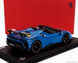 Mr-models Ferrari Sf90 Xx Stradale Spider 2024 - Con Vetrina - With Showcase 1:18 Azzurro Dino - Světle Modrá Černá Žlutá