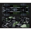 RC auto U.S. vojenský truck, písková