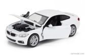 Newray BMW 4-series Coupe (f32) M-sportpaket 2014 1:24 Bílá