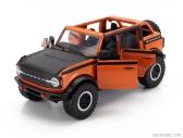 Jada Ford usa Bronco Open 2021 so sadou 4x pneumatiky 1:24 oranžová čierna