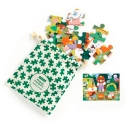 Mudpuppy Puzzle Veselí táborníci v látkovom vrecku 36 dielikov