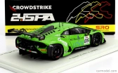 Spark-model Lamborghini Huracan Gt3 Evo 2 Team Grt Grasser N 85 Winner Silver Cup 24h Spa 2023 C.schmid - B.hites - G.van Berlo 1:43 Zelená Černá