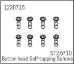 1230715 - Button head Self-tapping screws ST2.5*10 (8) - Khamba