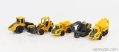 Maisto Volvo Set 5x Movimento Terra Scraper Excavator Truck 1:87 žlto-čierna