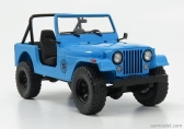 Greenlight Jeep Cj-7 Dharma Open 1982 - Lost 2004 - 2010 1:18 Světle Modrá