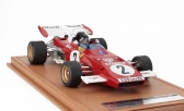 Tecnomodel Ferrari F1 312b2 N 2 Zandvoort Gp (s figúrkou pilota) 1971 Jacky Ickx - Con Vetrina - s vitrínou 1:18 červená biela