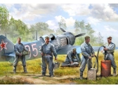 Zvezda figúrky Soviet airforce ground crew (1:72)