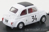 Brumm Fiat 500 595 Abarth N 34 Winner Criterium Apertura Monza 1964 Franco Patria 1:43 Bílá