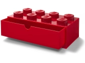 LEGO stolní box 8 se zásuvkou šedý