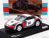 Spark-model Porsche 911 992 Dakar Coupe N 14 Martini Racing Livery 2023 1:43 Biela červená modrá