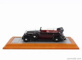 Ilario-model Horch 951a Pullman Original Car Cabriolet Open 1937 1:43 Black Bordeaux