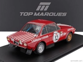 Topmarques Lancia Fulvia Hf 1600 Coupe (nočná verzia) N 12 2nd Rally Sanremo 1972 Sergio Barbasio - Piero Sodano - Con Vetrina - S vitrínou 1:12 červená biela