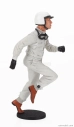 Le mans miniatures Figures Jim Pilota Automobilistico - 24h Le Mans Start Pilot Driver 1960 - 1970 1:18 Bílá