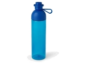 LEGO láhev na pití 0.74L - transparentní modrá