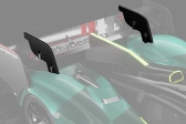 Přídavné držáky křídla (2 ks) pro karoserii AMR10 LMH