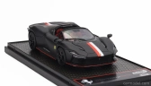 Bbr-models Ferrari Daytona Sp3 Serie Icona Open Roof Principato Di Monaco Livery N 16 Osobný automobil Charles Leclerc 2022 1:43 Matt Black