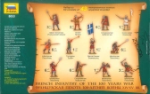 Zvezda figurky AoB - francouzská pěchota 100 letá válka (1:72)