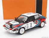 Ixo-models Lancia Delta Integrale 16v Martini (night Version) N 2 Rally Safari 1990 Miki Biasion - Tiziano Siviero 1:18 Bílá Modrá Červená