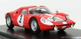 Spark-model Porsche 904 Gts N 3 Rally Des Routes Du Nord 1966 F.dumousseau - M.roques 1:43 Červená biela
