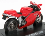 Edicola Ducati 998s Testastretta 136hp 2002 1:24 červená