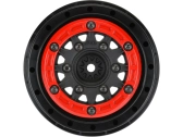 Pro-Line 2.2/3.0" Raid bead lock H12/H14 SC červená/čierna (2)
