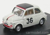 Brumm Fiat Nuova 500 N 36 Preparata Gigetto Giraldi Premio Campagnano  Vallelunga 1965 Ignazio Giunti 1:43 Světle Šedá