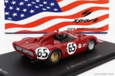Spark-model Alfa romeo 33 Spider Team Autodelta N 65 12h Sebring 1967 A.de Adamich - T.zeccoli 1:43 Red