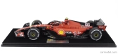 Looksmart Ferrari F1  Sf-23 Team Scuderia Ferrari N 55 Winner Singapore Gp 2023 Carlos Sainz - Con Vetrina - With Showcase 1:18 Červená Černá