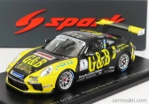 Spark-model Porsche 911 991-2 Gt3 Cup N 11 Porsche Carrera Cup Scandinavia Champion 2020 L.sundahl 1:43 Black Yellow