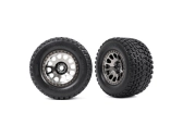 Traxxas kolo 4.3/5.7", disk XRT Race černý chrom, pneu Gravix (pár)