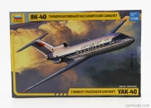 Zvezda Jakovlev Jak-40 Turbojet Osobné lietadlo Lietadlo 1968 1:144 /