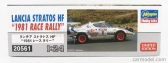 Hasegawa Lancia Stratos Hf N 6 Rally Race 1981 J.bagration - V.sabater 1:24 /