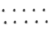 Červíky M2 × 2 mm (10 ks)