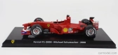 Edicola Ferrari F1  F2000 N 3 World Champion Season 2000 Michael Schumacher - Con Vetrina - With Showcase 1:24 Červená Bílá