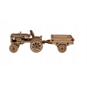 Wooden City dřevěné puzzle - 3D Traktor s vlečkou