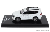 Zapaľovanie-model Toyota Land Cruiser (ja300w) Zx 2023 - Čierno-červený interiér 1:64 White Pearl